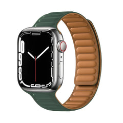 Magnetic Leather Apple Watch Bands - 50 color options 38mm - 49mm -