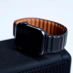 Magnetic Leather Apple Watch Bands - 50 color options 38mm - 49mm -