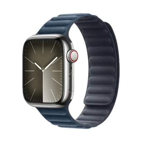 Magnetic Leather Apple Watch Bands - 13 color options 38mm - 49mm - 