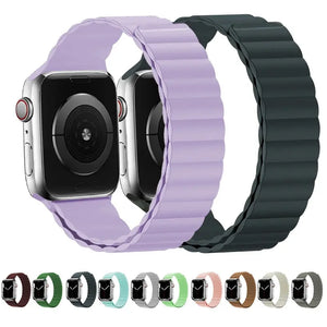 Magnetic Silicone Apple Watch Bands - 19 color options 38mm - 49mm Axios Bands