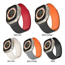 Load image into Gallery viewer, Magnetic Silicone Apple Watch Bands - 5 color options 38mm - 49mm Axios Bands
