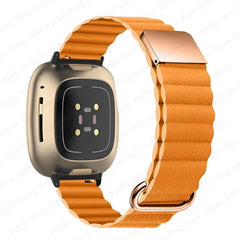 Magnetic Silicone Fitbit Band For Versa, Versa 2, Versa Lite - 9 color options -