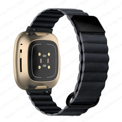 Magnetic Silicone Fitbit Band For Versa, Versa 2, Versa Lite - 9 color options -