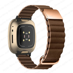 Magnetic Silicone Fitbit Band For Versa, Versa 2, Versa Lite - 9 color options -