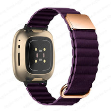 Load image into Gallery viewer, Magnetic Silicone Fitbit Band For Versa, Versa 2, Versa Lite - 12 color options Axios Bands
