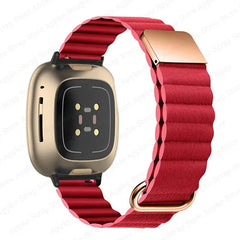 Magnetic Silicone Fitbit Band For Versa, Versa 2, Versa Lite - 9 color options -