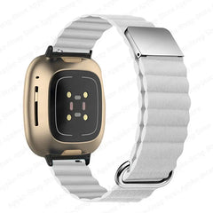 Magnetic Silicone Fitbit Band For Versa, Versa 2, Versa Lite - 9 color options -