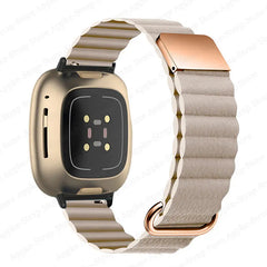 Magnetic Silicone Fitbit Band For Versa, Versa 2, Versa Lite - 9 color options -