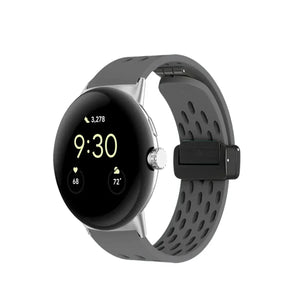 Magnetic Silicone Sport Band for Google Pixel Watch 2 - 18 colors Axios Bands