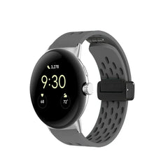Magnetic Silicone Sport Band for Google Pixel Watch 2 - 18 colors - 