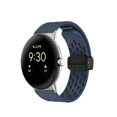 Magnetic Silicone Sport Band for Google Pixel Watch 2 - 18 colors - 