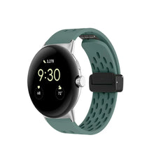 Load image into Gallery viewer, Magnetic Silicone Sport Band for Google Pixel Watch 2 - 18 colors Axios Bands
