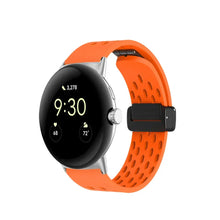 Load image into Gallery viewer, Magnetic Silicone Sport Band for Google Pixel Watch 2 - 18 colors Axios Bands
