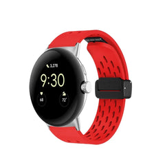 Magnetic Silicone Sport Band for Google Pixel Watch 2 - 18 colors - 