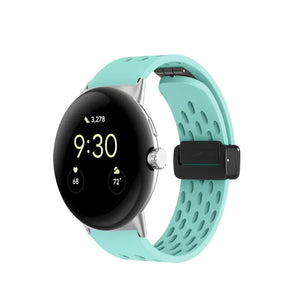 Magnetic Silicone Sport Band for Google Pixel Watch 2 - 18 colors Axios Bands