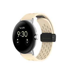 Magnetic Silicone Sport Band for Google Pixel Watch 2 - 18 colors Axios Bands