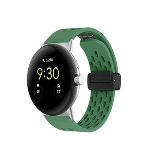 Magnetic Silicone Sport Band for Google Pixel Watch 2 - 18 colors Axios Bands