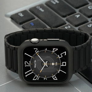 Magnetic TPU Case + Silicone Strap for Apple Watch Band 38mm to 44mm - 14 Colors Axios Bands