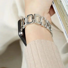 Load image into Gallery viewer, Metal Diamond Stainless Steel Loop Apple Watch Band - 4 Color Options 38mm - 49mm Axios Bands