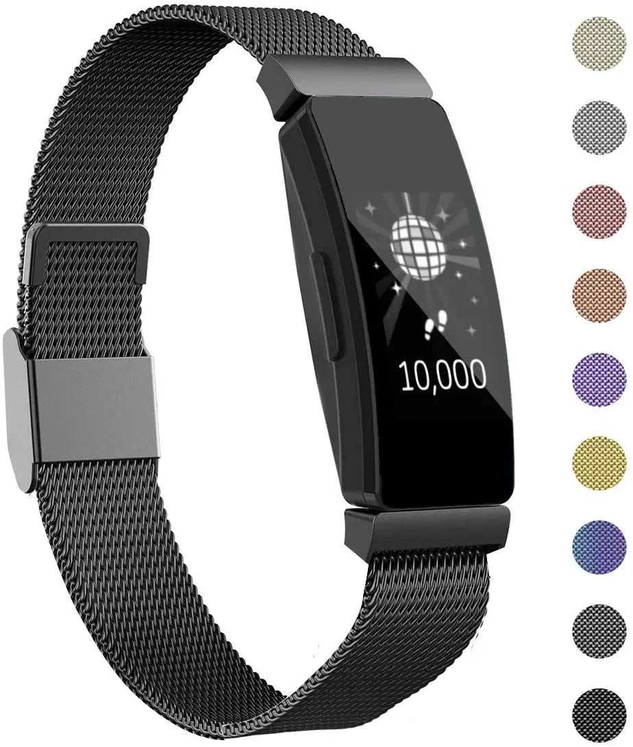 Metal Fitbit Band For Inspire, Inspire 2, Inspire HR, Ace 2 & 3 - twelve color options Axios Bands