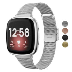 Metal Fitbit Band For Versa 3 / 4 - Sense 1 / 2  (4 color options) - 