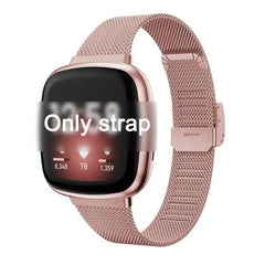 Metal Fitbit Band For Versa 3 / 4 - Sense 1 / 2  (4 color options) - 