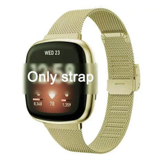 Metal Fitbit Band For Versa 3 / 4 - Sense 1 / 2  (4 color options) - 