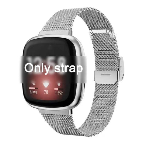 Metal Fitbit Band For Versa 3 / 4 - Sense 1 / 2  (4 color options) - 
