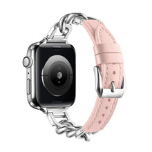 Load image into Gallery viewer, Metal &amp; Leather Apple Watch Bands - 16 color options 38mm - 49mm Axios Bands
