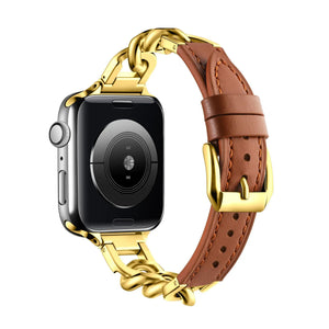 Metal & Leather Apple Watch Bands - 16 color options 38mm - 49mm Axios Bands