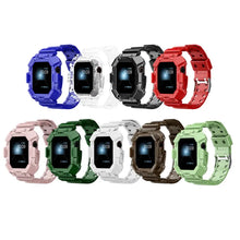 Load image into Gallery viewer, Military-Style Rugged Men Strap + Bumper Case for Apple Watch Band - 9 Colors Axios Bands