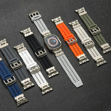 Load image into Gallery viewer, Minimalistic Soft Silicone Sport Strap for Apple Watch Band 42mm to 49mm - 8 Colors Axios Bands

