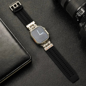 Minimalistic Soft Silicone Sport Strap for Apple Watch Band 42mm to 49mm - 8 Colors Axios Bands