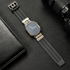 Minimalistic Soft Silicone Sport Strap for Apple Watch Band 42mm to 49mm - 8 Colors - 