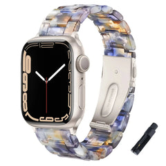 Multicolored Resin Watch Strap for Apple Watch Band - 19 colors - 