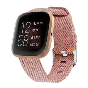 Nylon / Cloth Fitbit Band For Versa, Versa 2, Versa Lite - 16 color options Axios Bands