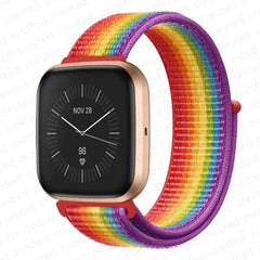 Nylon Fitbit Band For Versa 3 / 4 - Sense 1 / 2 (20 color options) -
