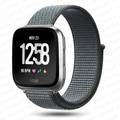 Nylon Fitbit Band For Versa 3 / 4 - Sense 1 / 2 (20 color options) -
