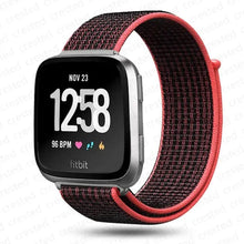 Load image into Gallery viewer, Nylon  Fitbit Band For Versa 3 / 4 - Sense 1 / 2  (20 color options) Axios Bands
