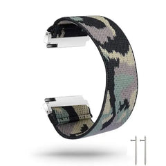 Nylon Elastic Fitbit Band For Versa, Versa 2, Versa Lite - 42 color options -