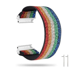 Nylon Elastic Fitbit Band For Versa, Versa 2, Versa Lite - 42 color options -