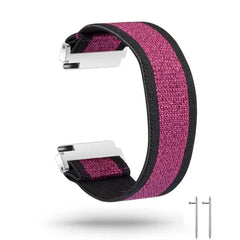 Nylon Elastic Fitbit Band For Versa, Versa 2, Versa Lite - 42 color options -