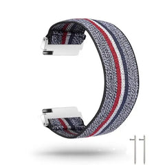 Nylon Elastic Fitbit Band For Versa, Versa 2, Versa Lite - 42 color options -