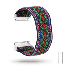 Load image into Gallery viewer, Nylon Elastic Fitbit Band For Versa, Versa 2, Versa Lite - 42 color options Axios Bands