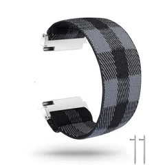 Nylon Elastic Fitbit Band For Versa, Versa 2, Versa Lite - 42 color options -