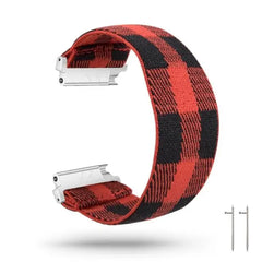 Nylon Elastic Fitbit Band For Versa, Versa 2, Versa Lite - 42 color options -
