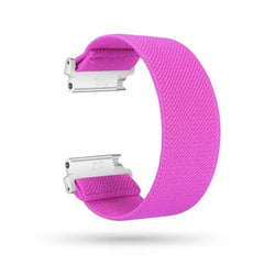Nylon Elastic Fitbit Band For Versa, Versa 2, Versa Lite - 42 color options -