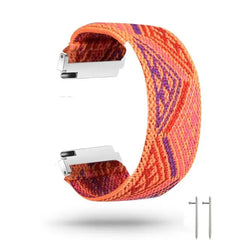 Nylon Elastic Fitbit Band For Versa, Versa 2, Versa Lite - 42 color options -