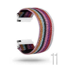 Load image into Gallery viewer, Nylon Elastic Fitbit Band For Versa, Versa 2, Versa Lite - 42 color options Axios Bands