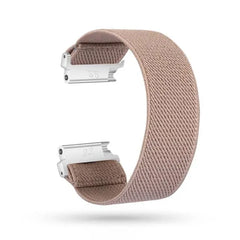 Nylon Elastic Fitbit Band For Versa, Versa 2, Versa Lite - 42 color options -
